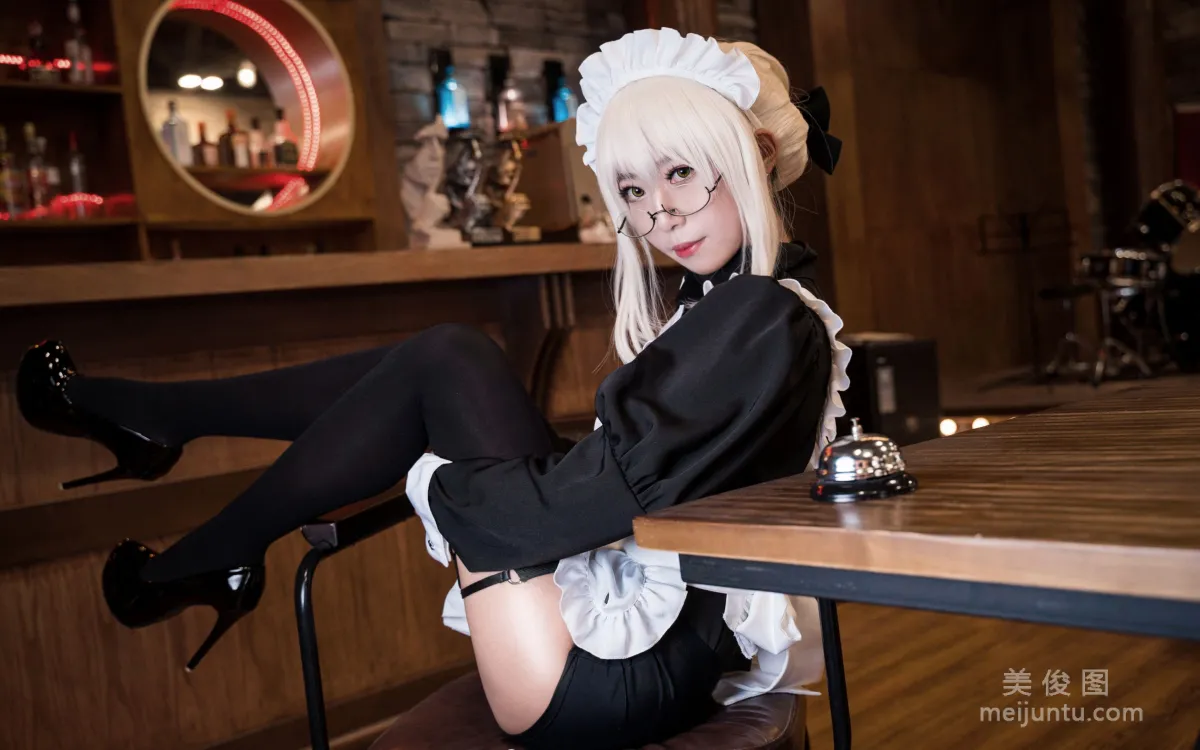 [Cosplay Photo] Money Lengleng - Type 95 Yu Linglong, Black Saber Maid photo 2