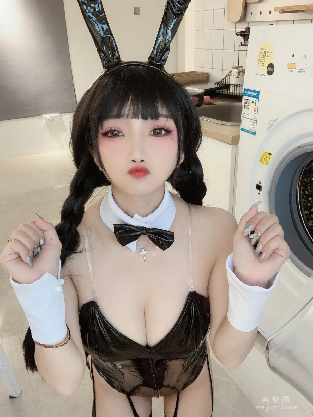 [Cosplay] 鬼畜瑶 - 黑色兔女郎 写真集8
