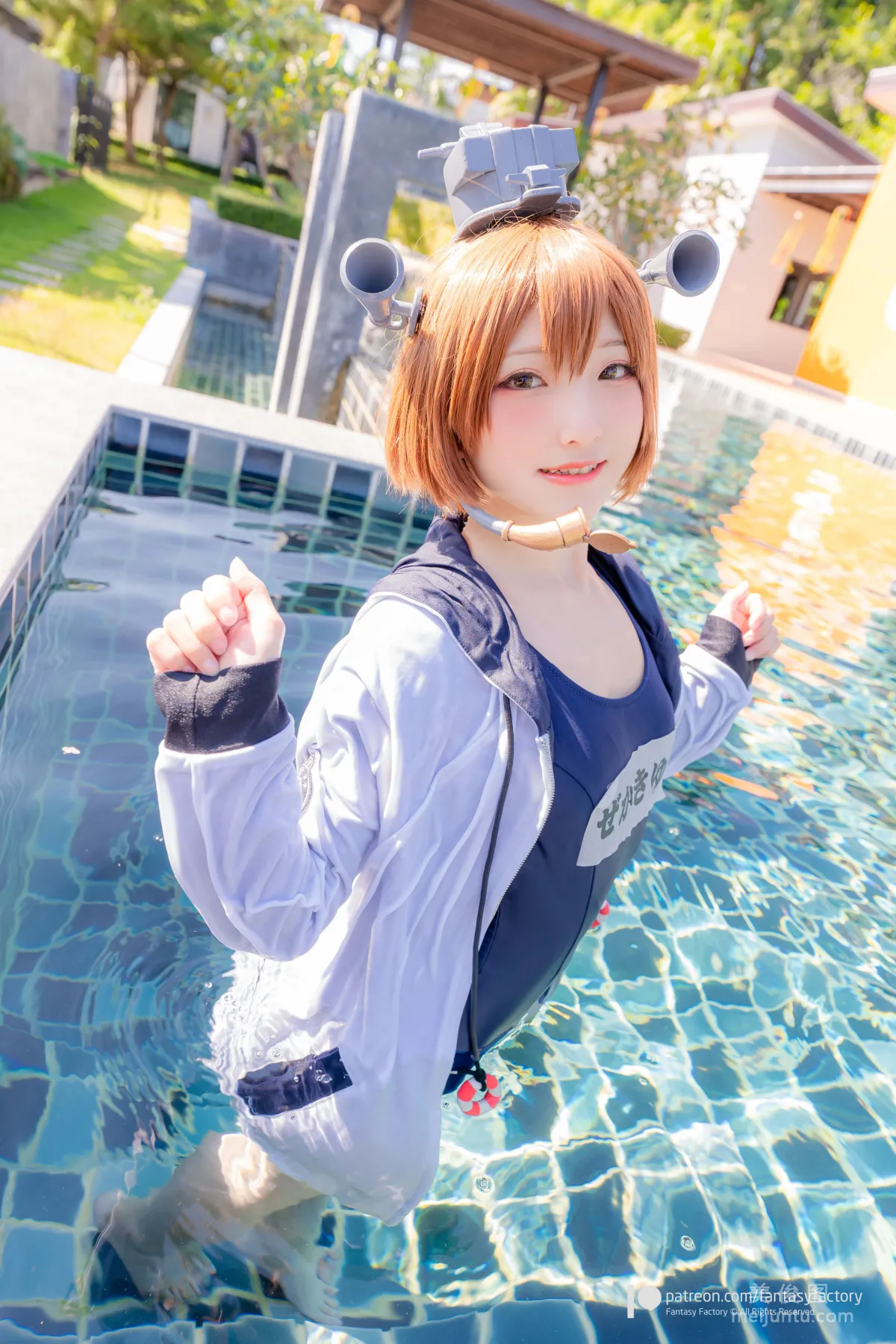 [Cosplay] Xiao Ding, Fantasy Factory - Maid, JK, School Swimsuit photo 33