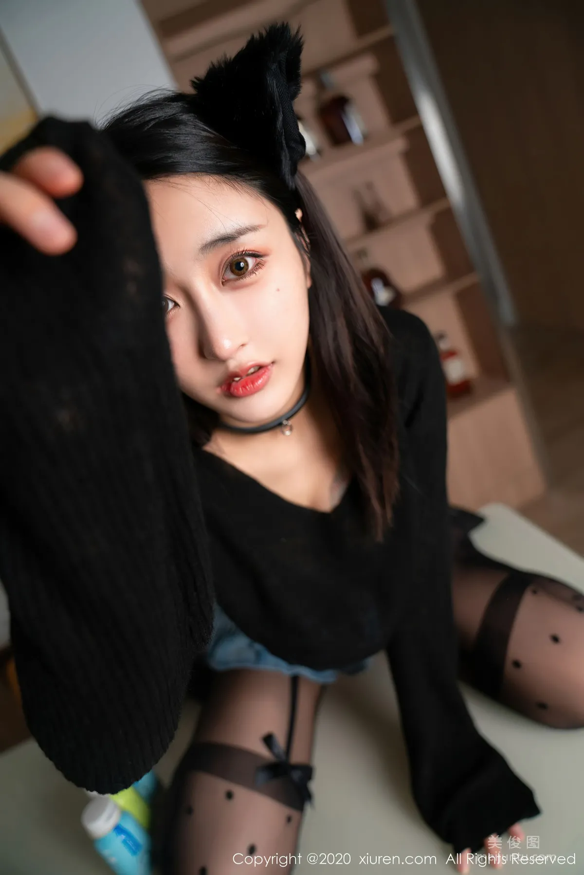 [秀人XiuRen] No.2529 林子欣Freya - 黑貓變身主題系列 51