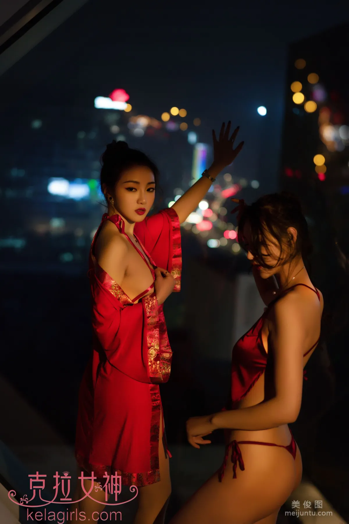 [克拉女神Kelagirls] 舒彤&amp;璇子 - 春宵一夜 寫真集 13