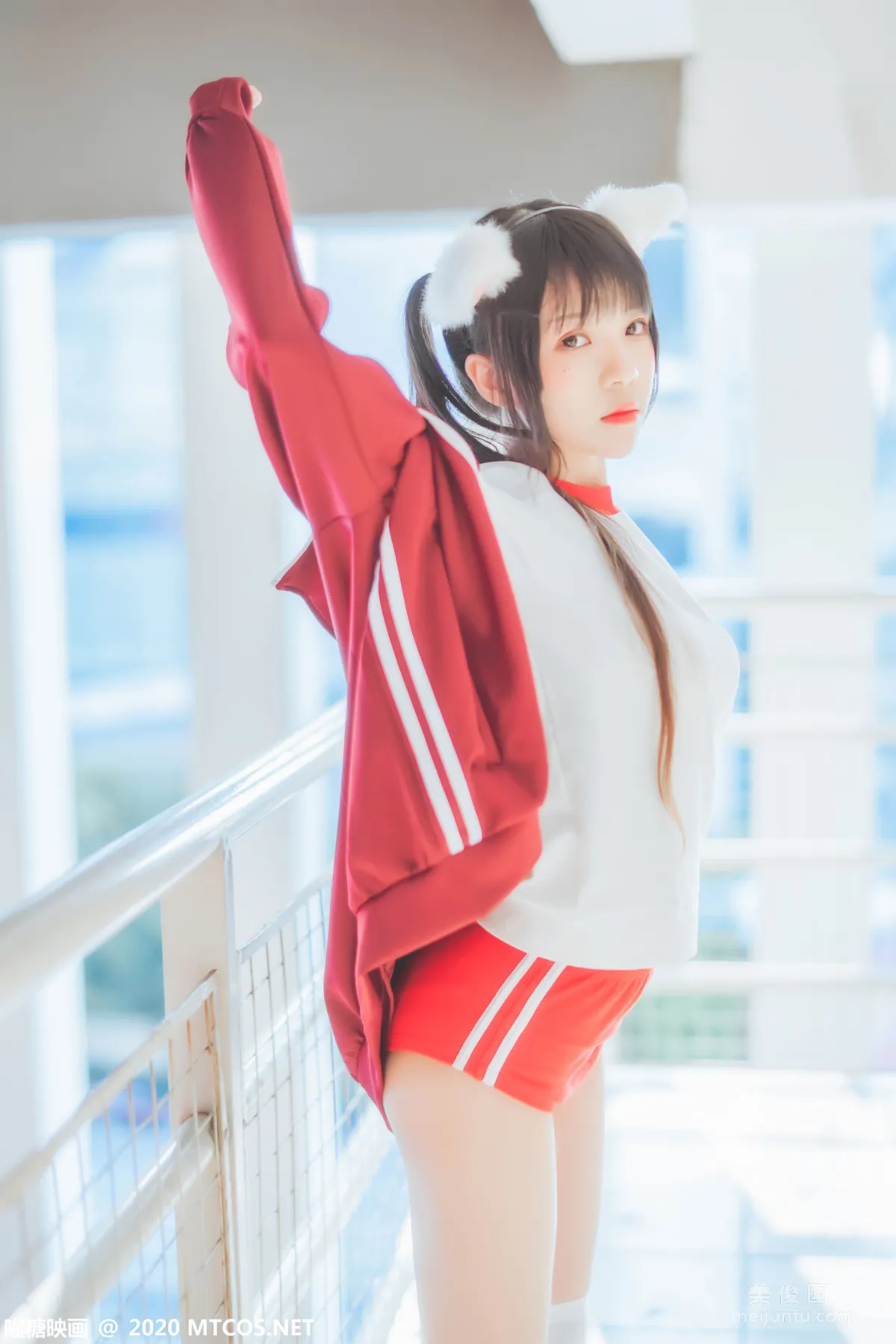[喵糖映画] VOL.308 红色体操服 写真集16