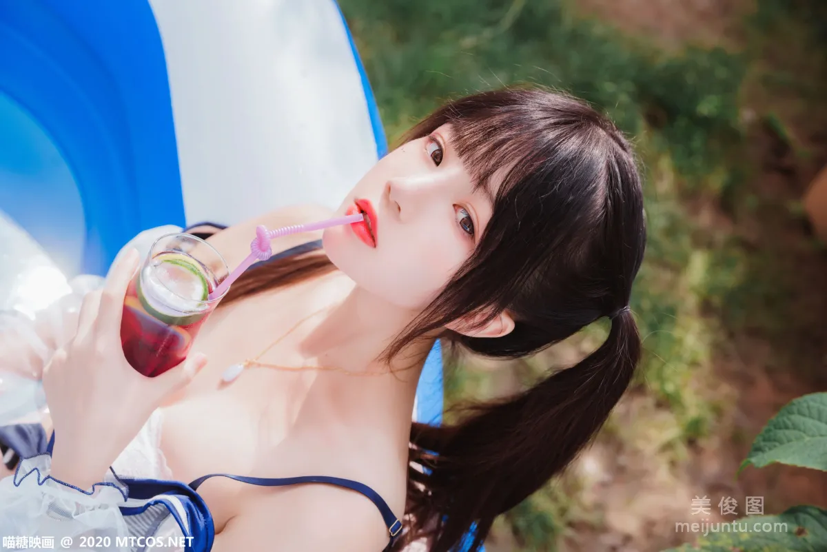 [喵糖映画] VOL.303 蓝色夏日 写真集12