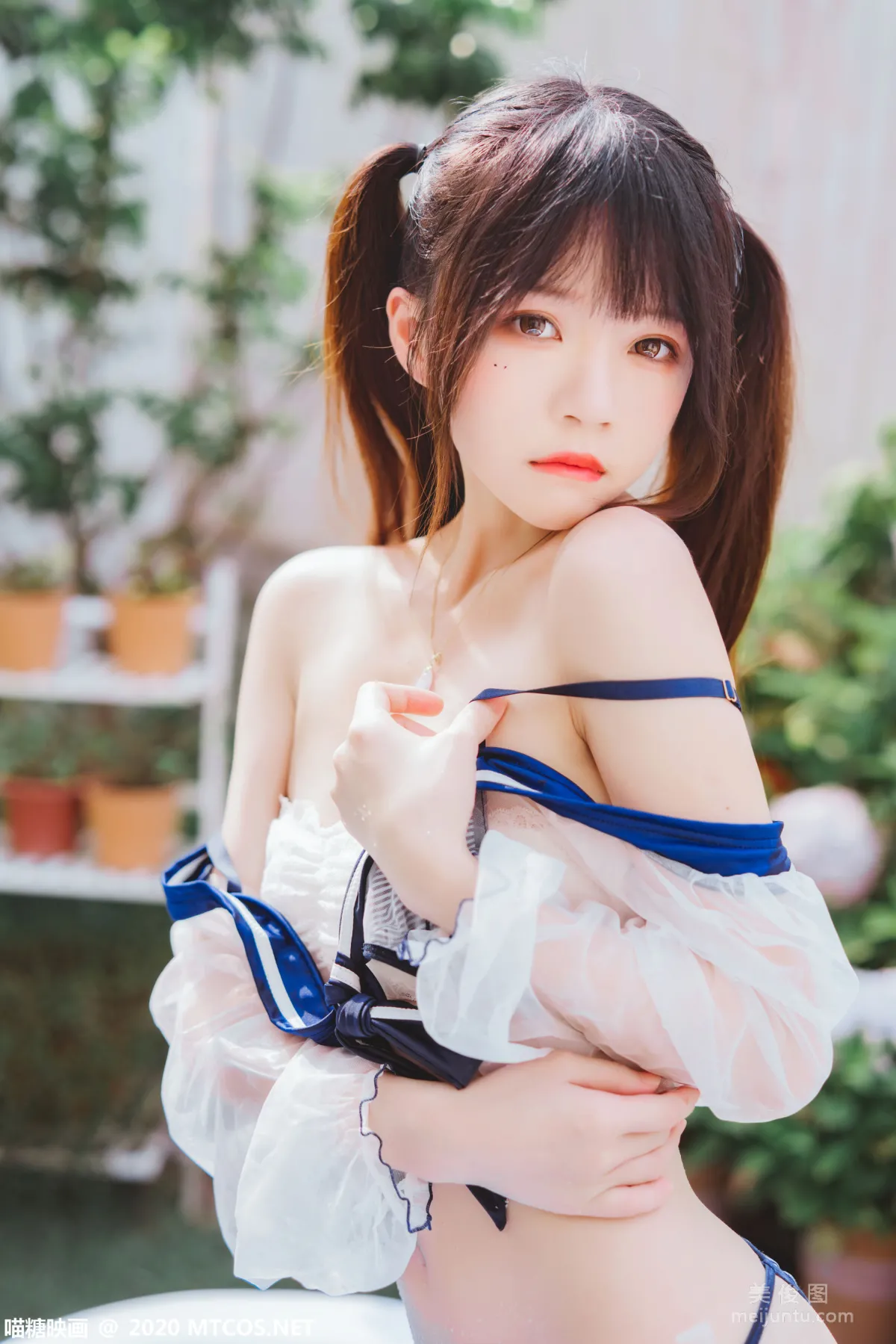 [喵糖映畫] VOL.303 藍色夏日 寫真集 18