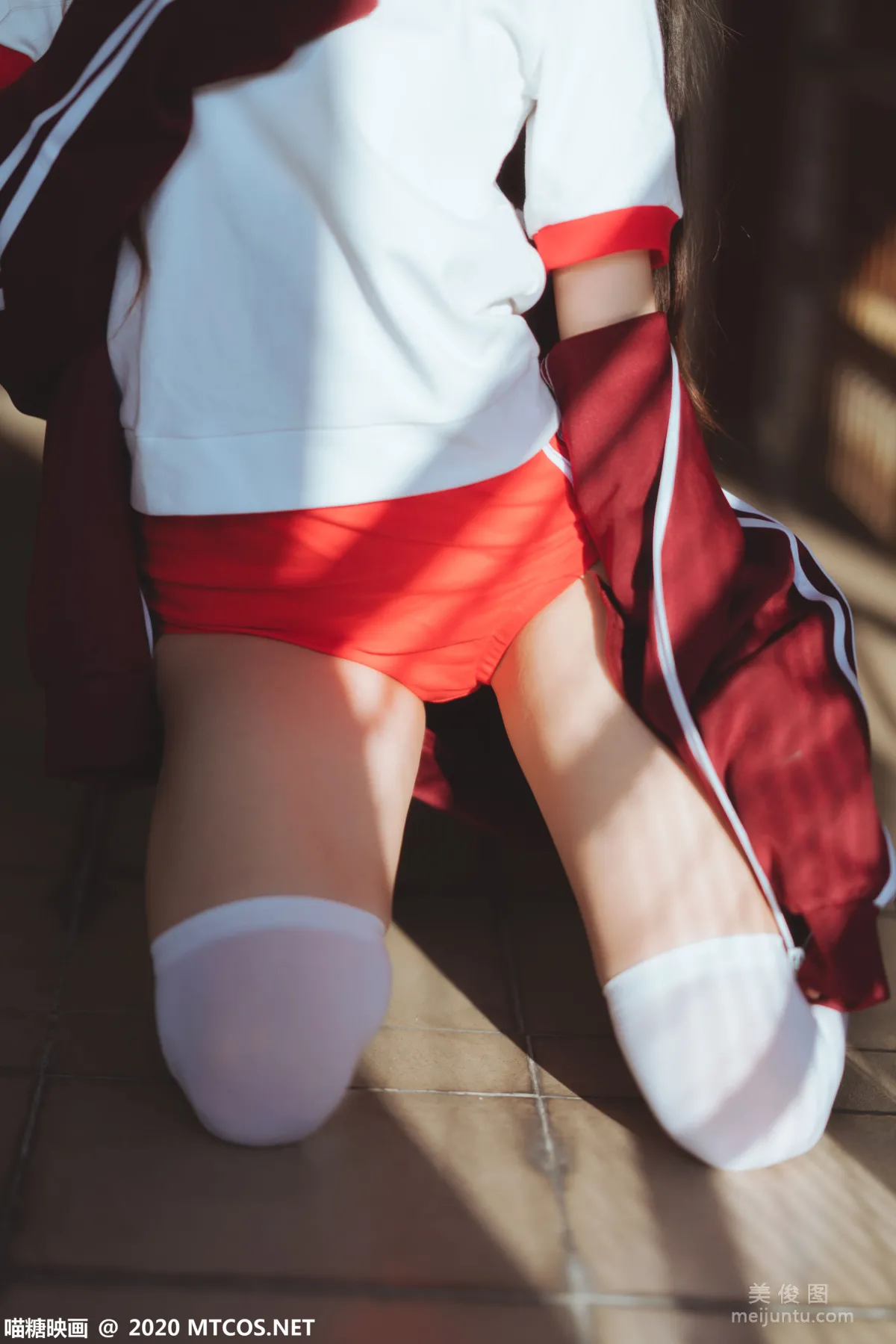 [喵糖映画] VOL.308 红色体操服 写真集7
