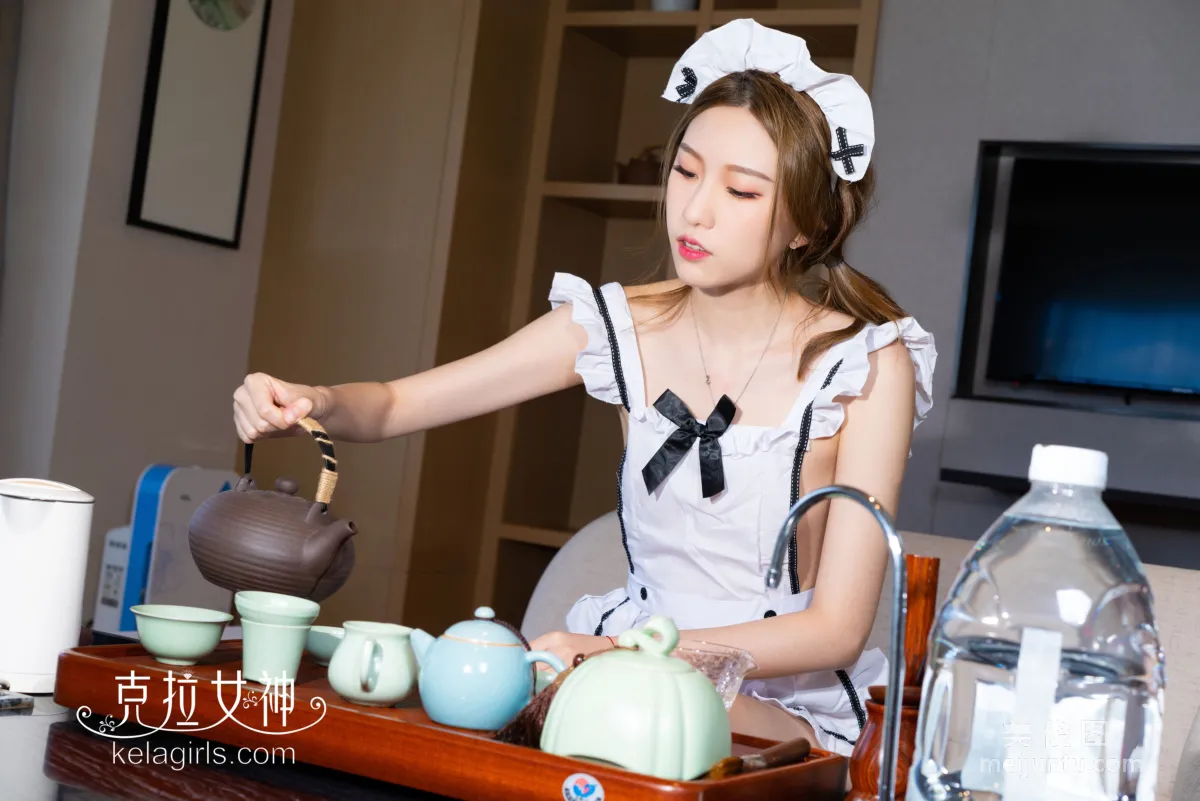[Kelagirls] Qianqian - Maid's Kung Fu Tea Photo Set photo 3