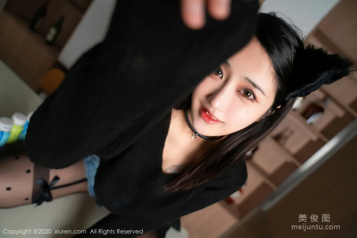 [秀人XiuRen] No.2529 林子欣Freya - 黑貓變身主題系列 48