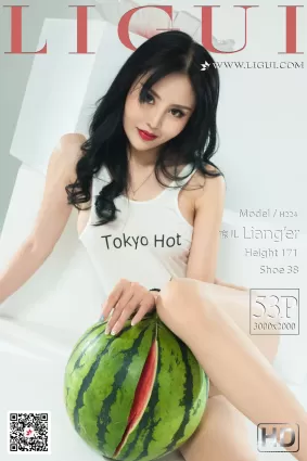 [麗櫃Ligui] 網絡麗人 Model 涼兒 - 西瓜高叉女郎