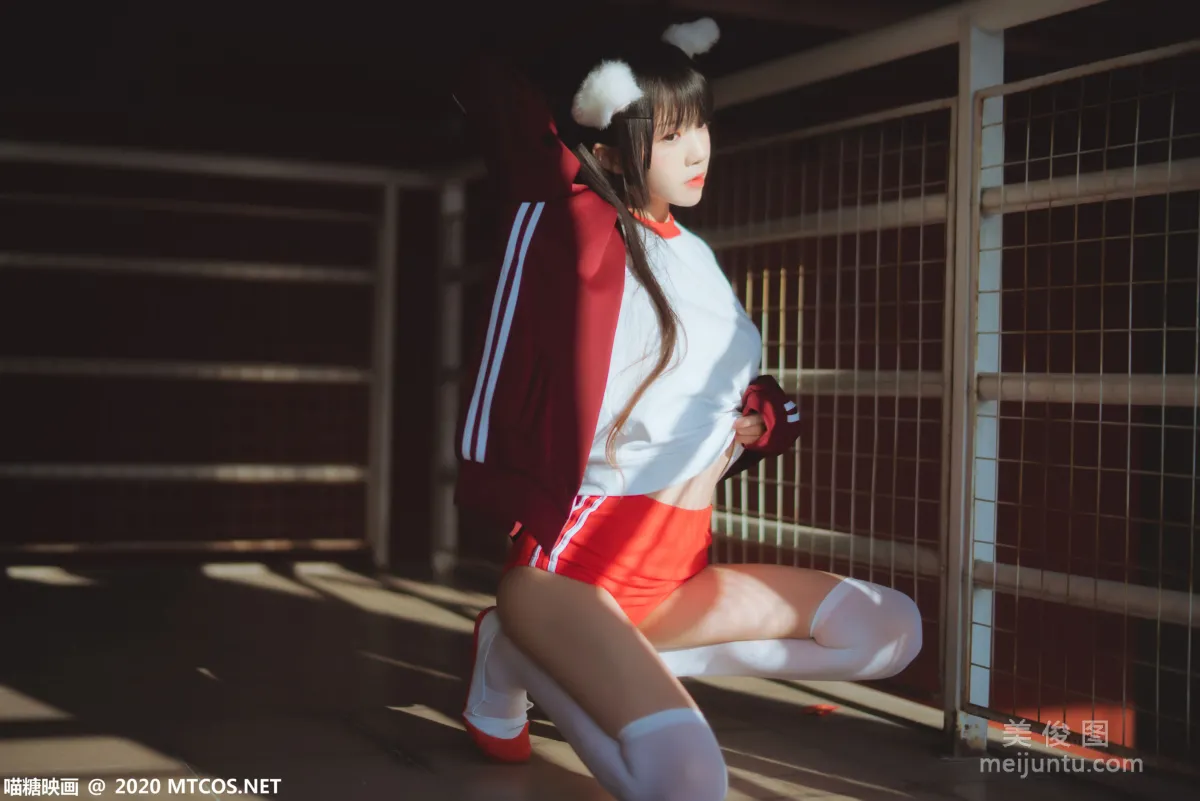 [喵糖映画] VOL.308 红色体操服 写真集8
