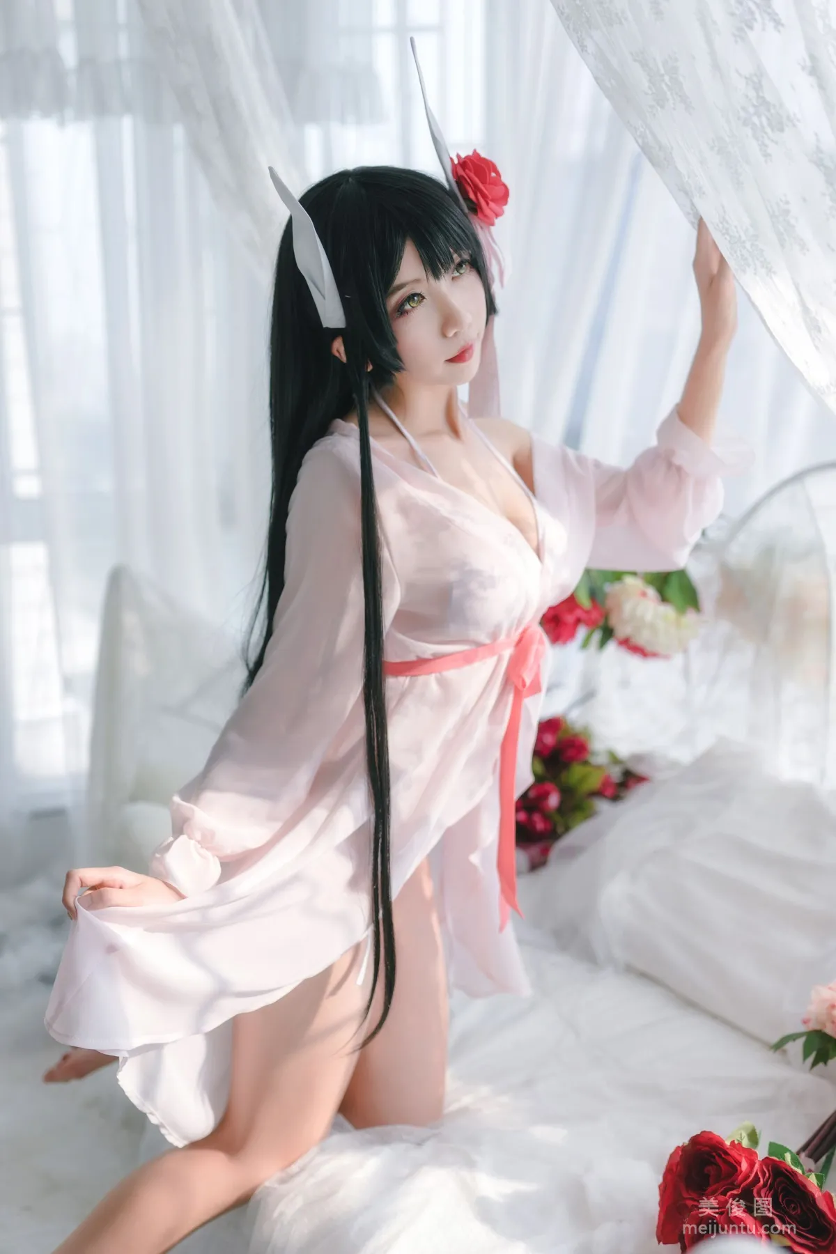 [Cosplay] Mishi Renxing QUQ, Sturgeon (Hiei) Moonlight Cruise Photo Set photo 11
