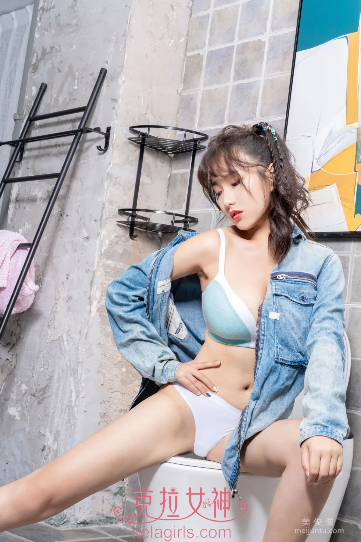 [Kelagirls] YOYO, Denim Is Very "Cow" Photo Set photo 22