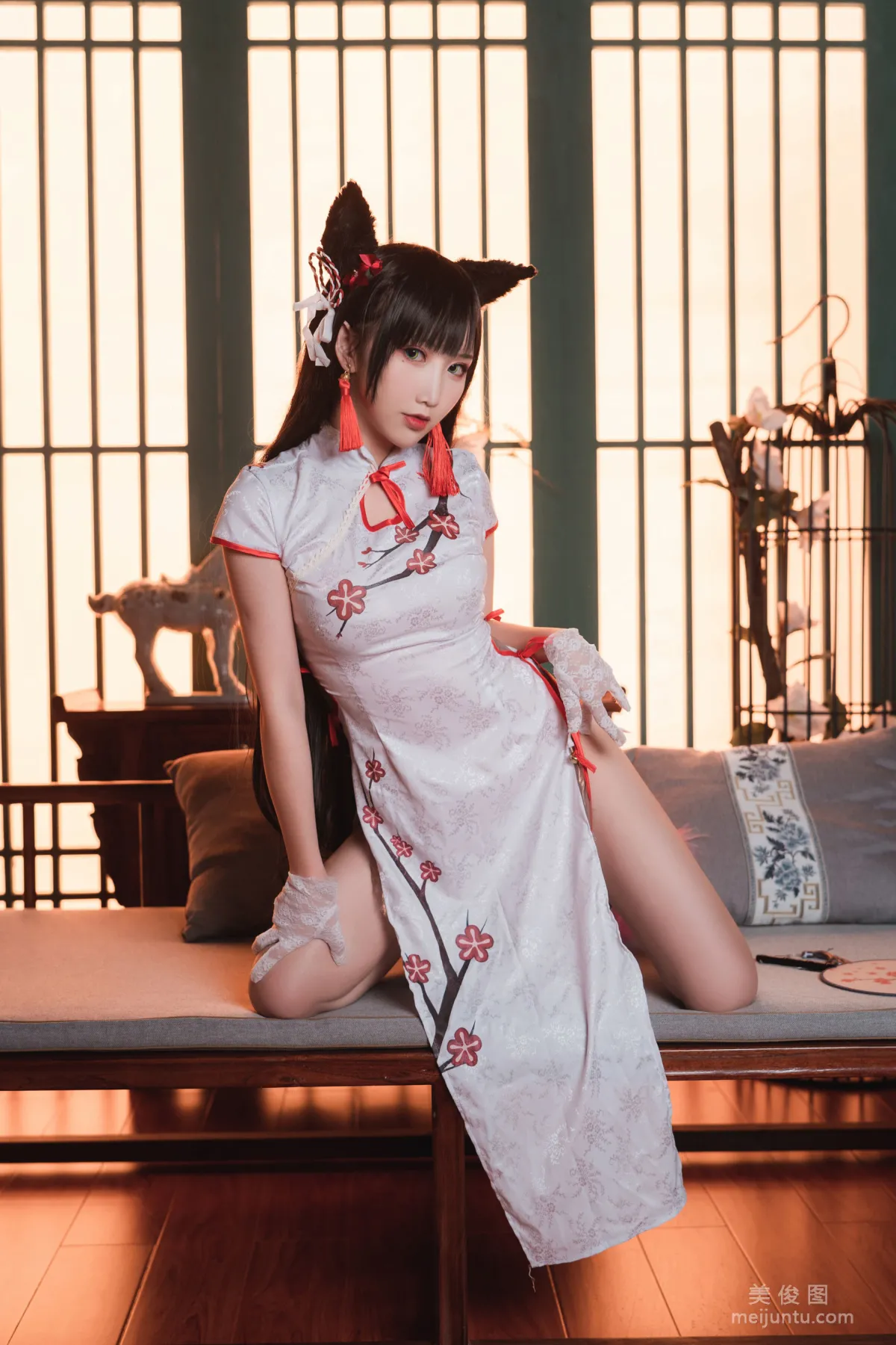 [Web Celebrity Coser] Coser Mianbing Xianer - Qipao Atago Photo Set photo 9