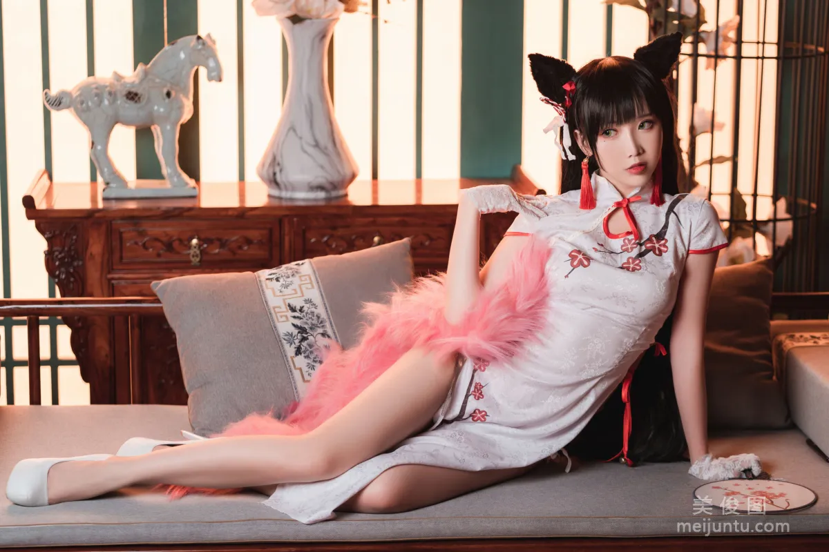 [Web Celebrity Coser] Coser Mianbing Xianer - Qipao Atago Photo Set photo 13