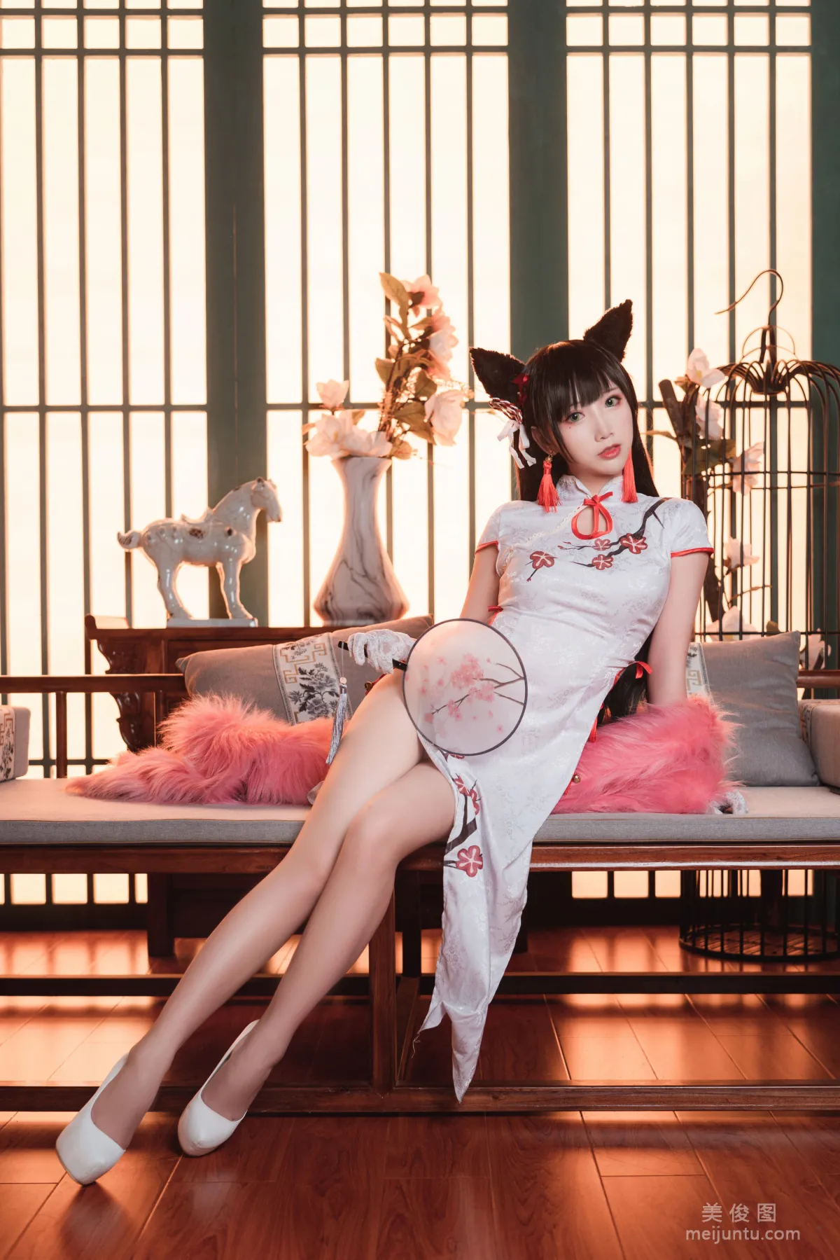 [Web Celebrity Coser] Coser Mianbing Xianer - Qipao Atago Photo Set photo 23