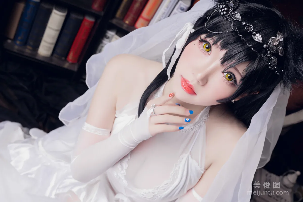 [Web Idols Coser] Xueqing Astra, Atago Bride Photo Set photo 10