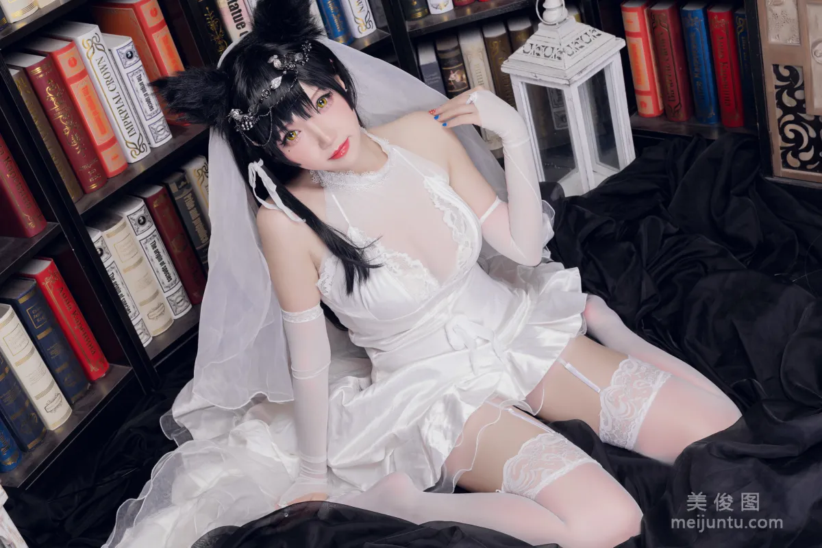 [Web Idols Coser] Xueqing Astra, Atago Bride Photo Set photo 15