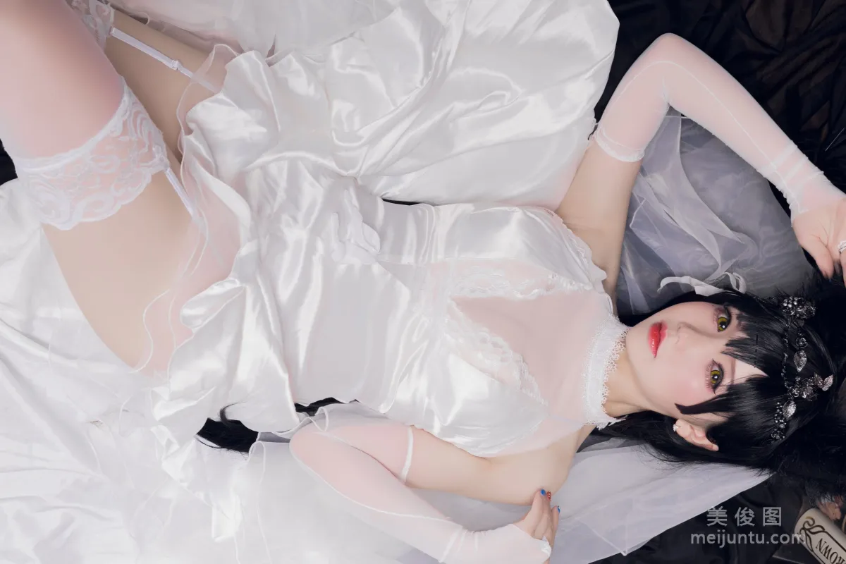 [Web Idols Coser] Xueqing Astra, Atago Bride Photo Set photo 16