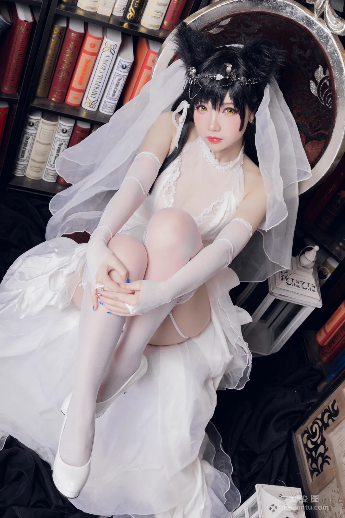 [Web Idols Coser] Xueqing Astra, Atago Bride Photo Set photo 4