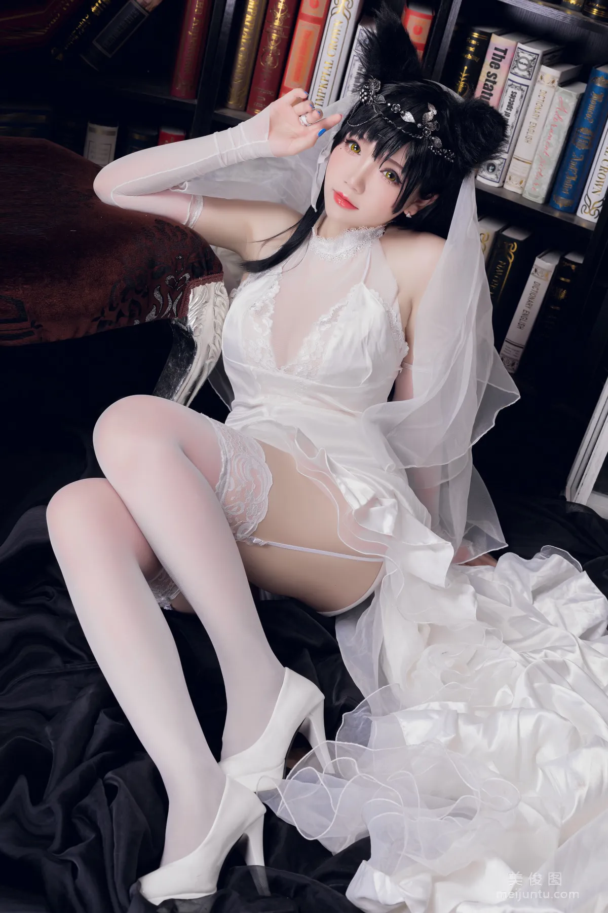[Web Idols Coser] Xueqing Astra, Atago Bride Photo Set photo 9