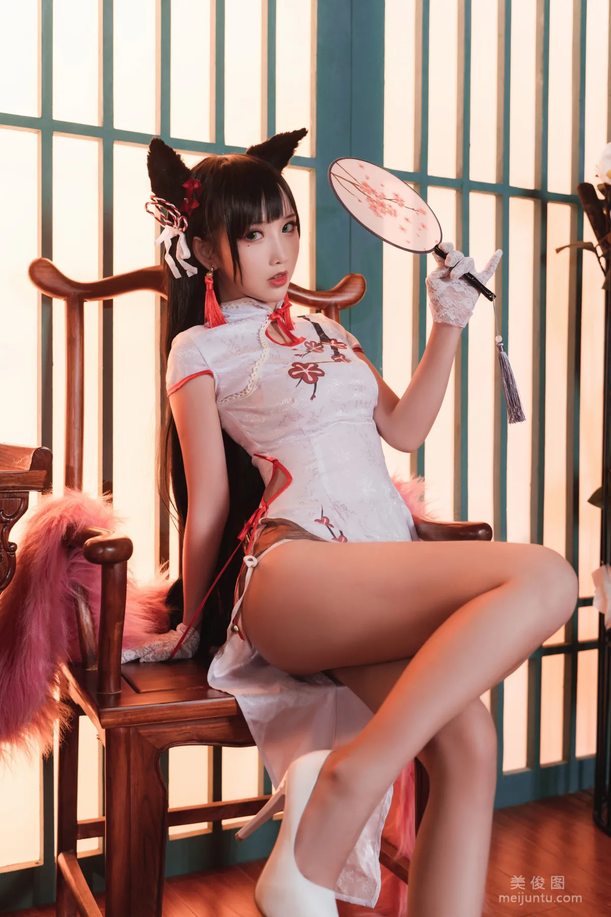[网红COSER] Coser面饼仙儿 - 旗袍爱宕 写真集1