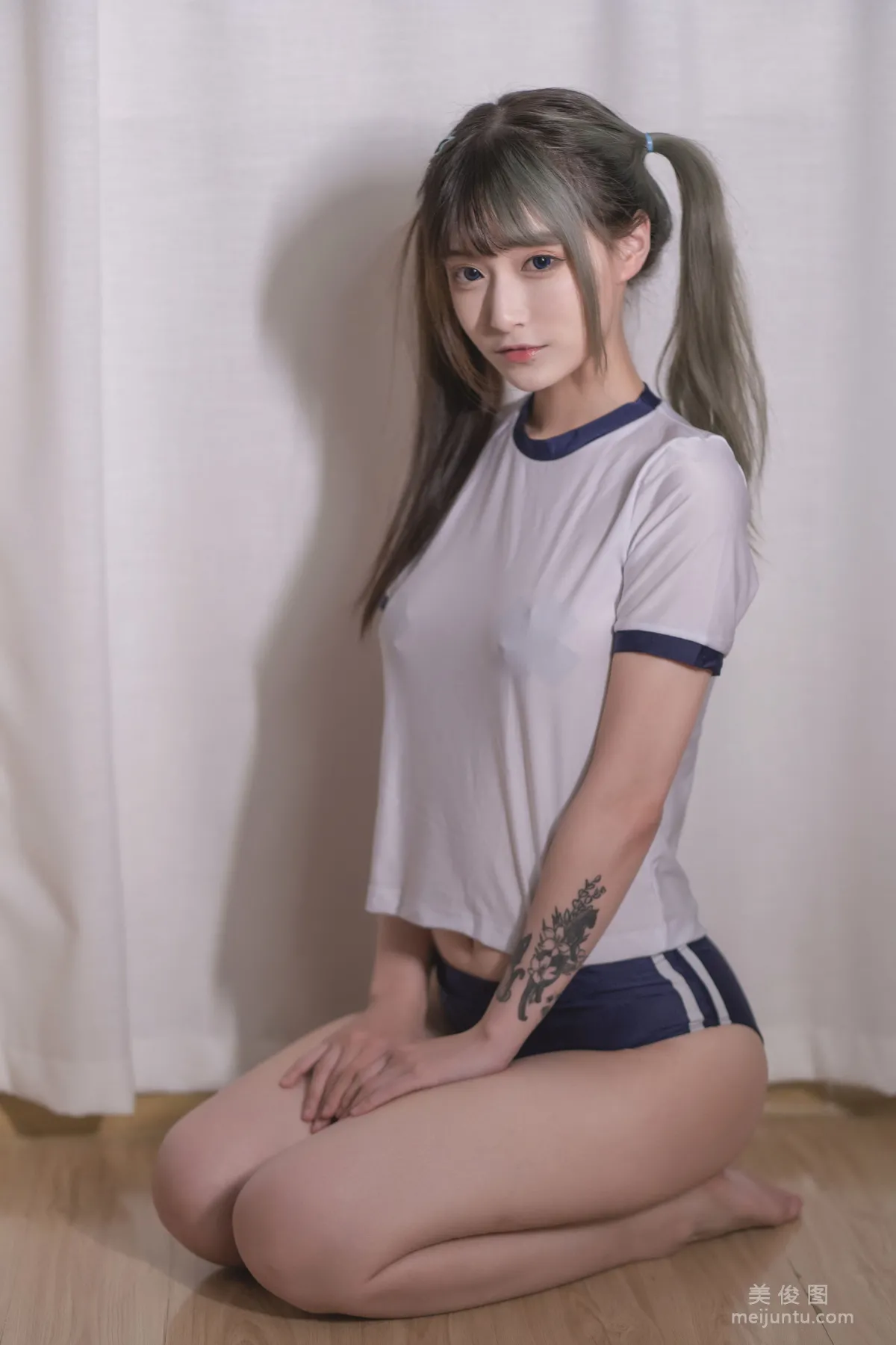 [Web Idols COSER] Tieban Shaogui Wu w - Gymnastics Uniform Photo Set photo 4