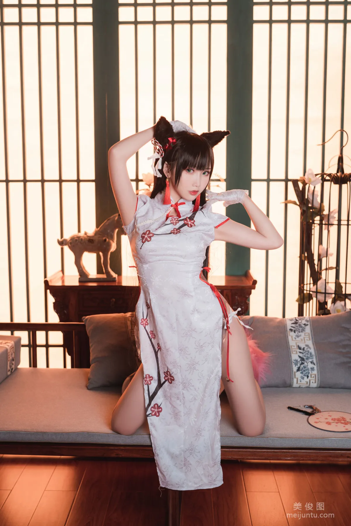 [Web Celebrity Coser] Coser Mianbing Xianer - Qipao Atago Photo Set photo 10