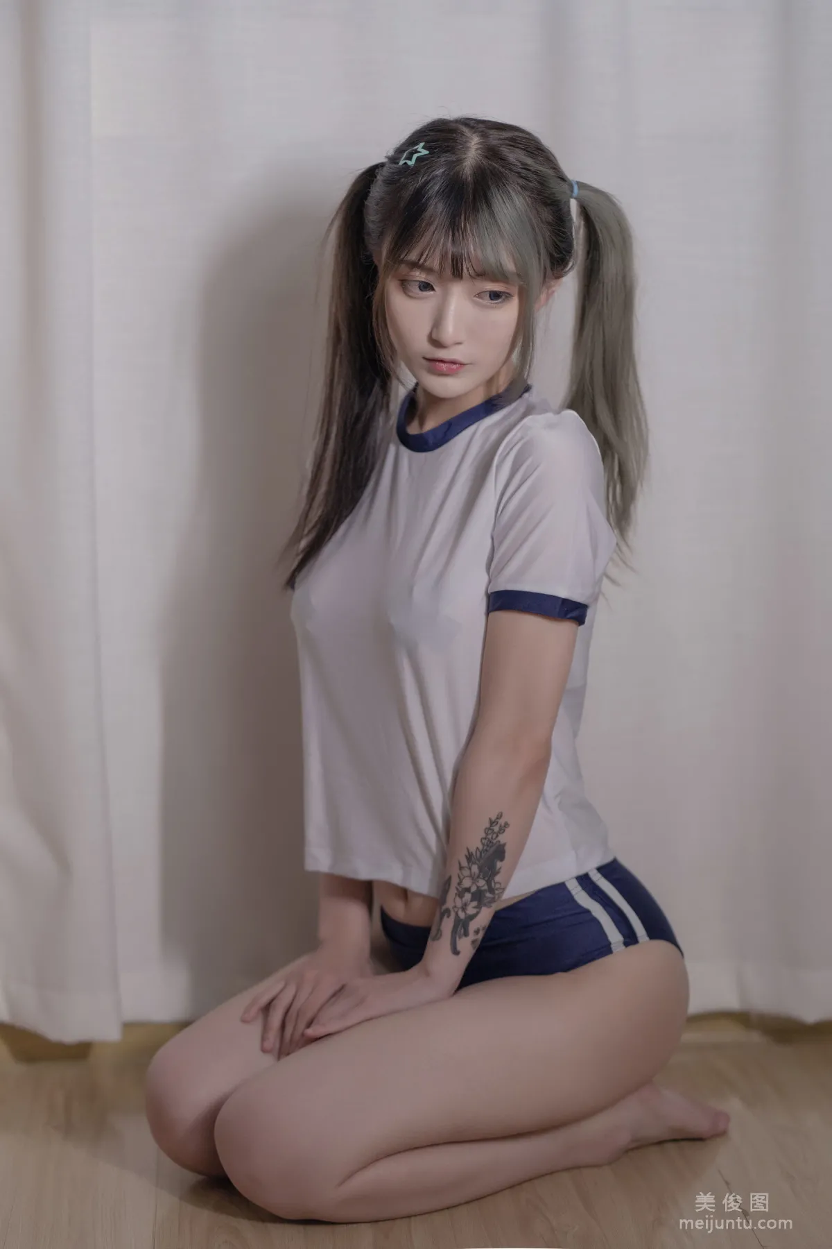 [Web Idols COSER] Tieban Shaogui Wu w - Gymnastics Uniform Photo Set photo 7