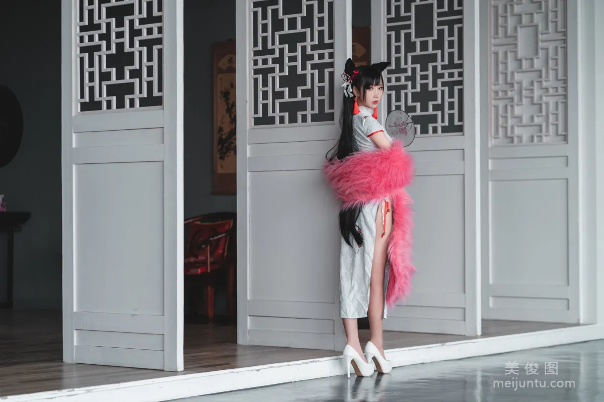 [Web Celebrity Coser] Coser Mianbing Xianer - Qipao Atago Photo Set photo 18