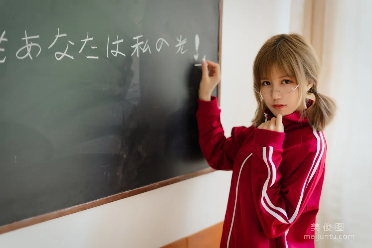 [Web Idols COSER] Xiaocang Qiandai w - Red Gymnastics Uniform Photo Set photo 4
