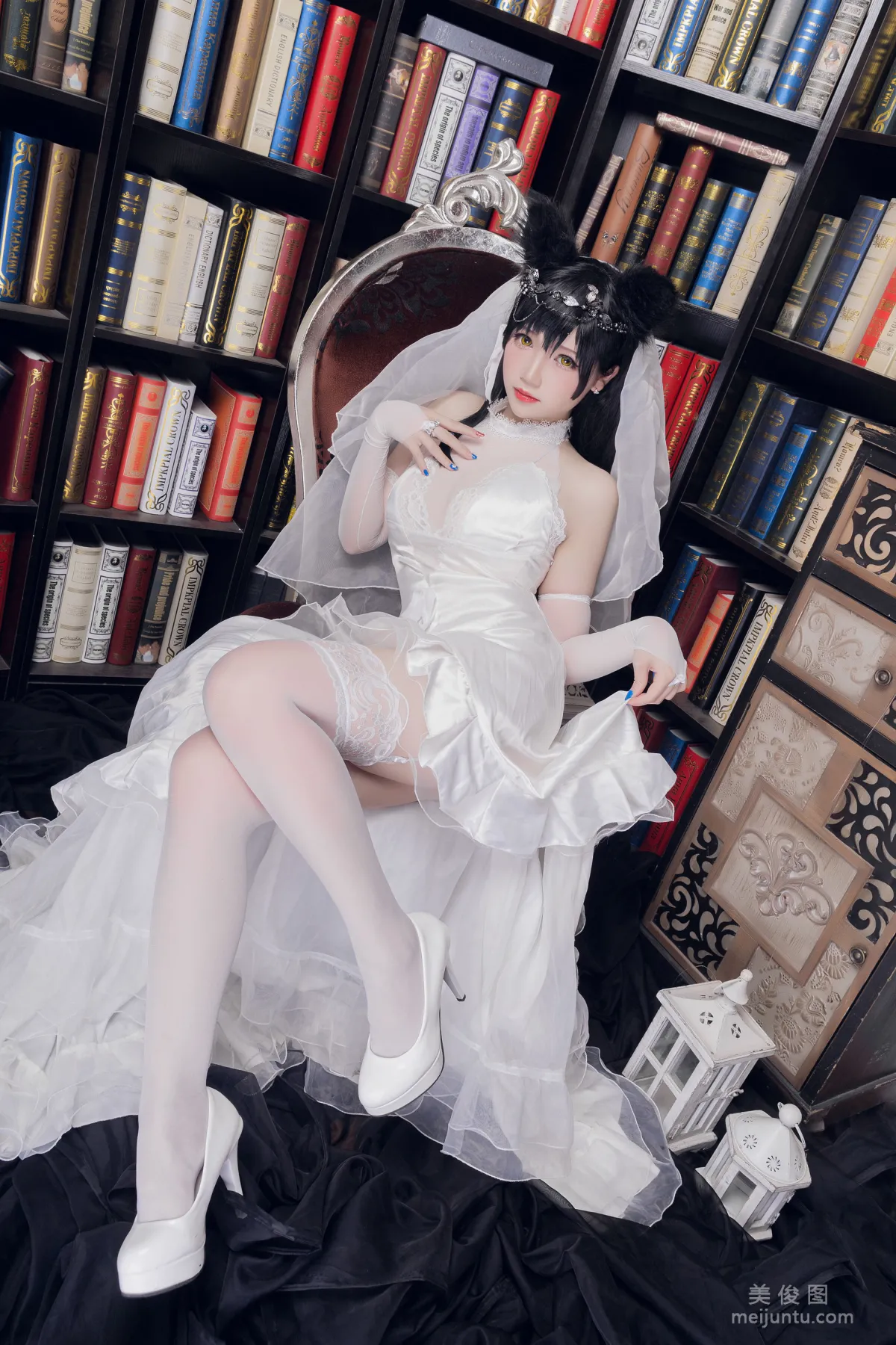 [Web Idols Coser] Xueqing Astra, Atago Bride Photo Set photo 5