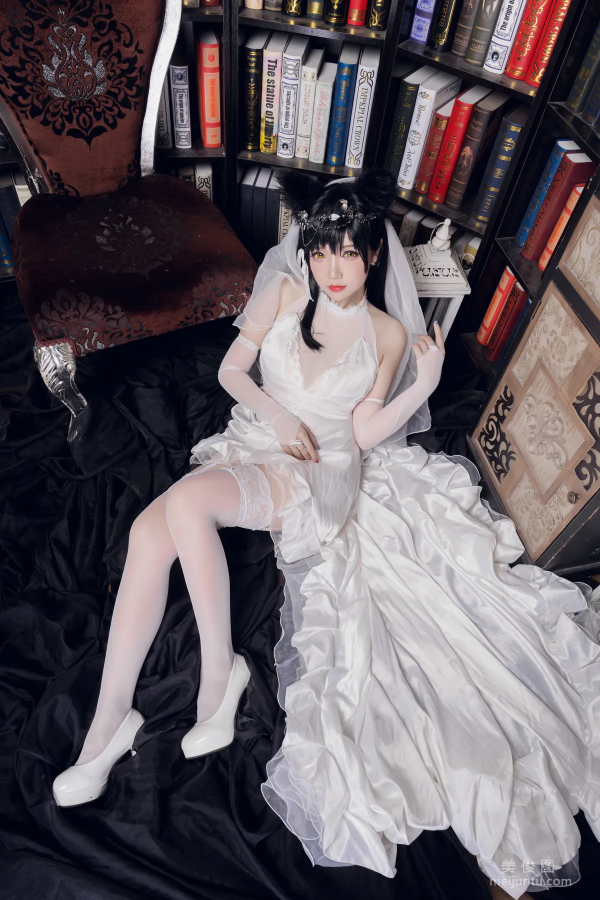 [Web Idols Coser] Xueqing Astra, Atago Bride Photo Set photo 7