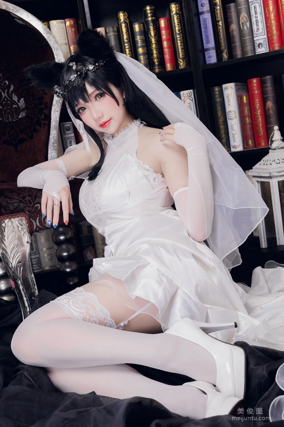 [Web Idols Coser] Xueqing Astra, Atago Bride Photo Set photo 6