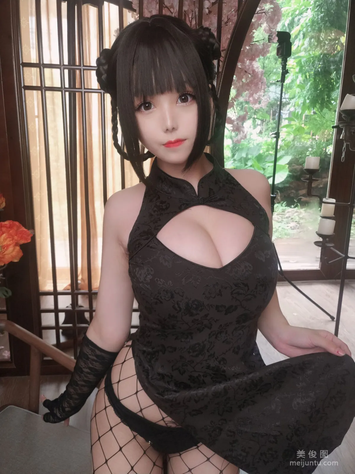 [网红COSER] 萌系小姐姐蜜汁猫裘 - 皮衣舞娘 写真集2
