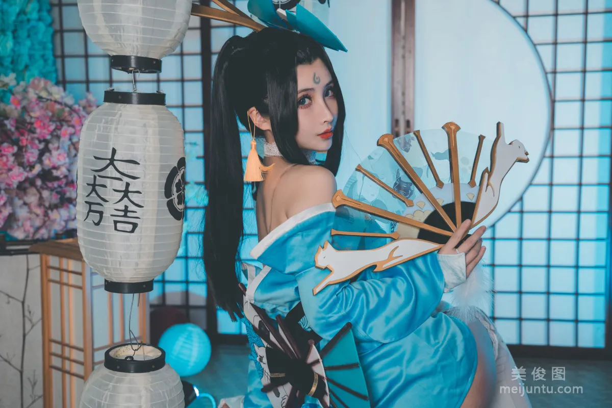 [Web Celebrity COSER] rioko Liang Liangzi - Mai Shiranui Charm Photo Set photo 14