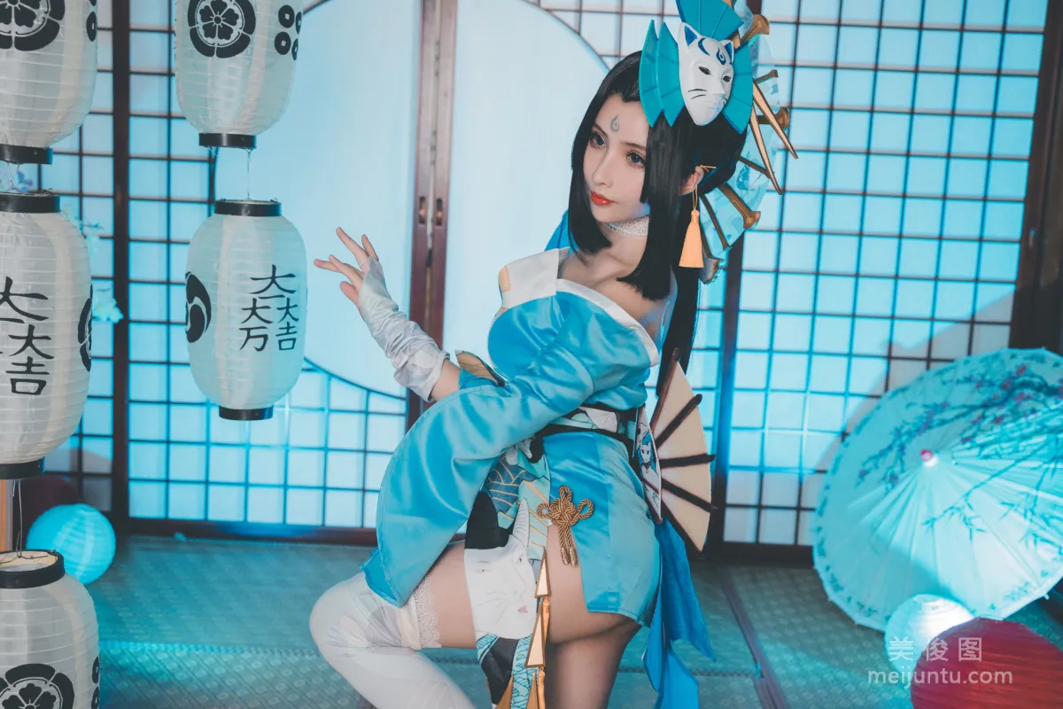 [Web Celebrity COSER] rioko Liang Liangzi - Mai Shiranui Charm Photo Set photo 4