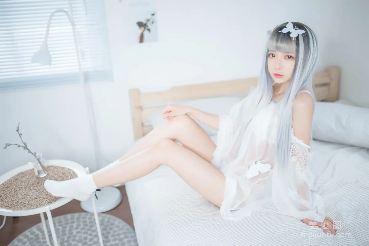 [网红COSER] 疯猫ss - 透明白纱 写真集26