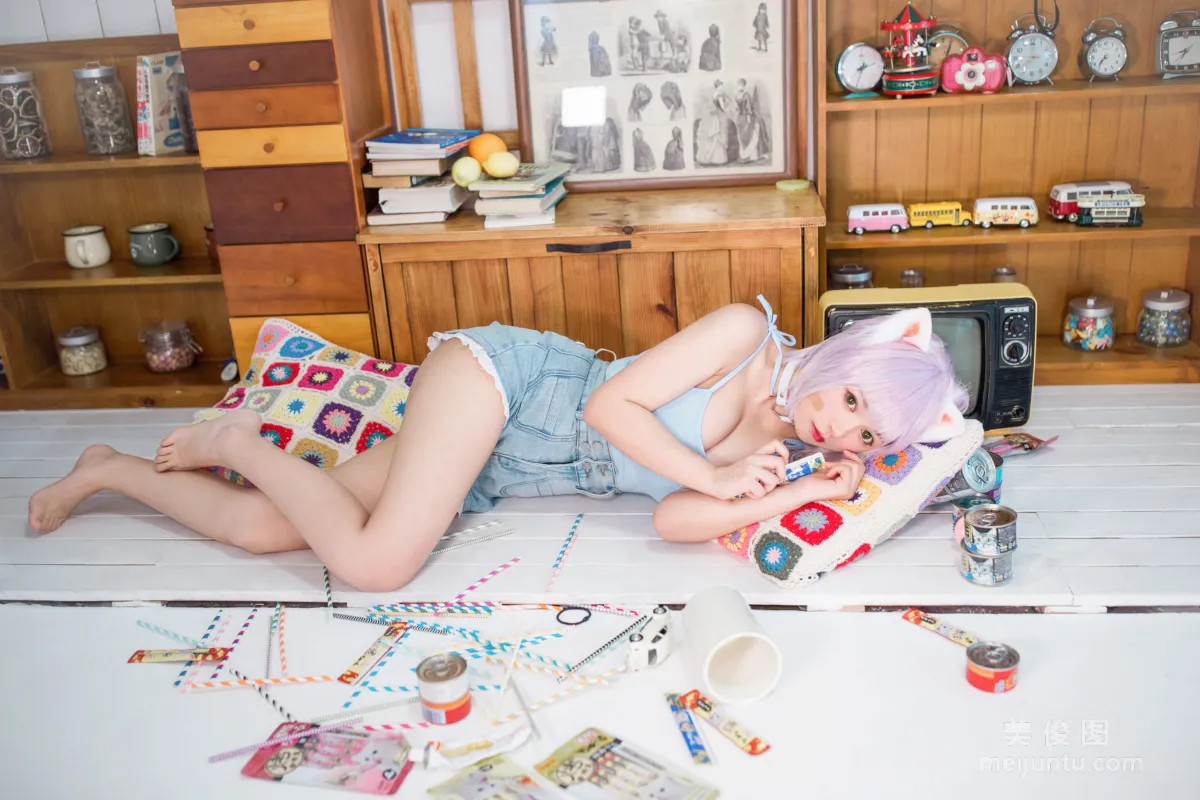 [Web Idols] Heimaomao OvO, Cat Raising Mini Class Photo Set photo 25