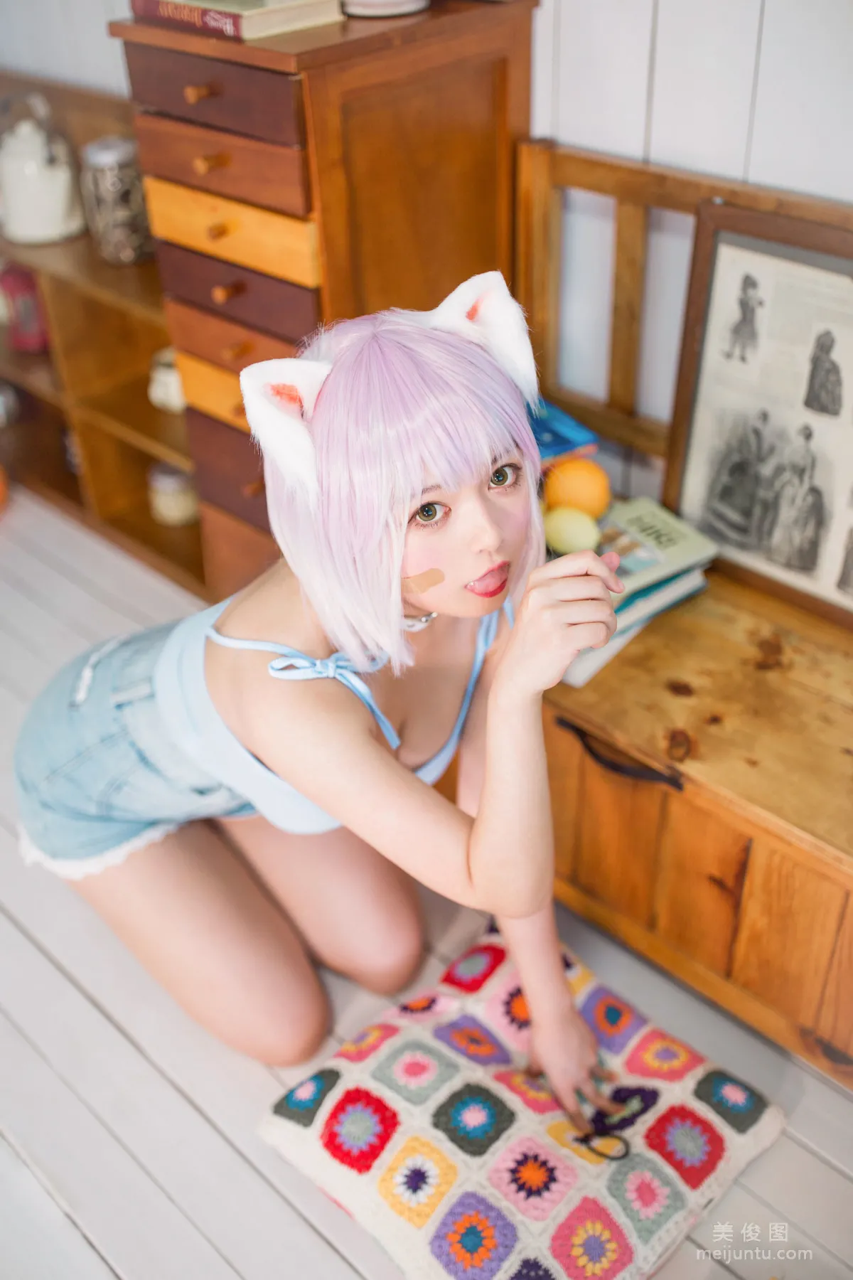 [Web Idols] Heimaomao OvO, Cat Raising Mini Class Photo Set photo 35