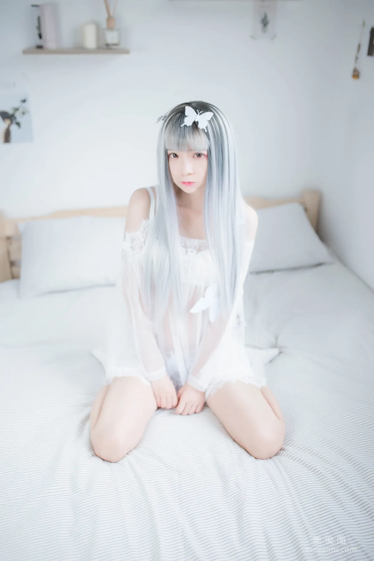 [网红COSER] 疯猫ss - 透明白纱 写真集10