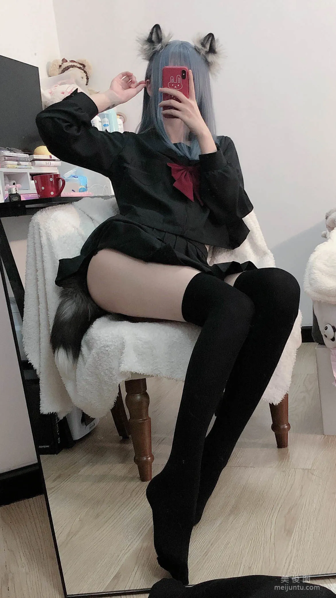 [Web Idols COSER] Cute Girl Yanjiang Damo Wang w - Beast Ears Photo Set photo 10