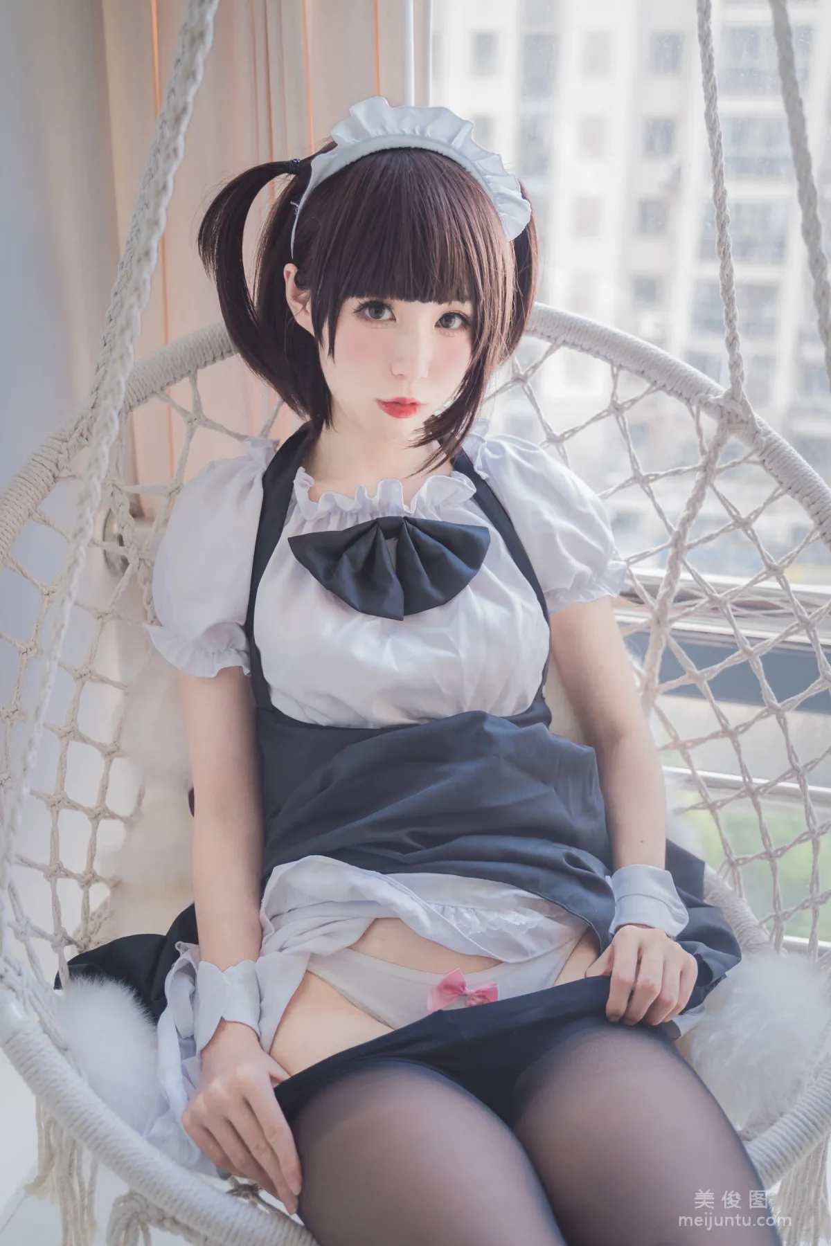 [Web Idols] Xiyuan Sinan Ge, Black Stockings Photo Set photo 10