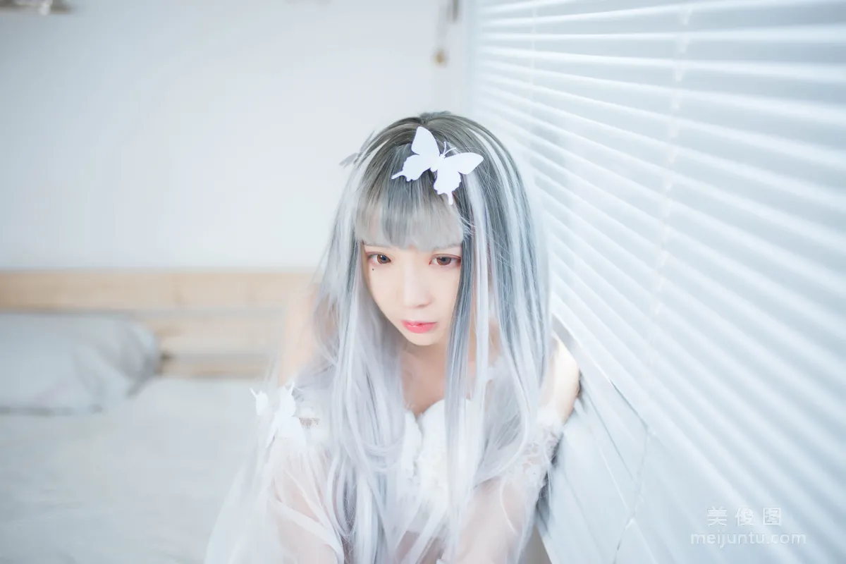 [網紅COSER] 瘋貓ss - 透明白紗 寫真集 15