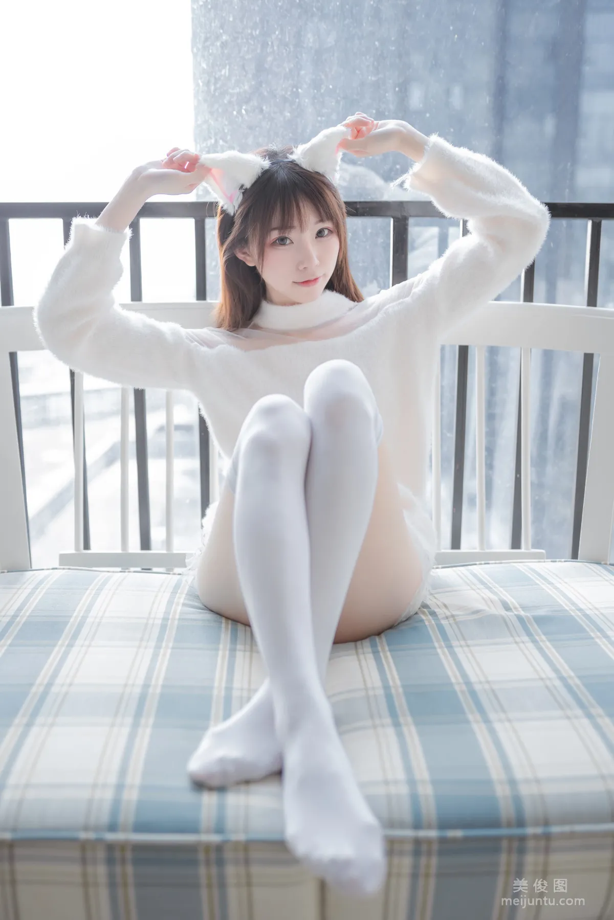 [網紅COSER] 動漫博主Kitaro_绮太郎 - 白喵女友 寫真集 36