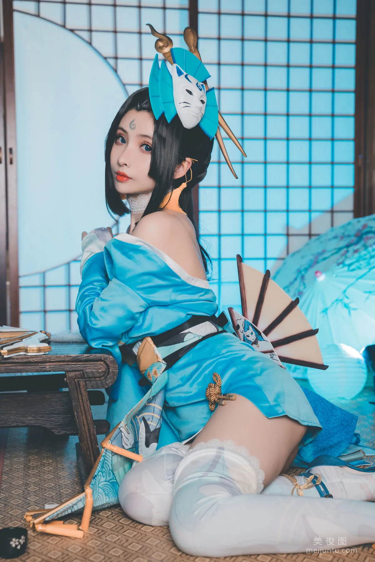 [Web Celebrity COSER] rioko Liang Liangzi - Mai Shiranui Charm Photo Set photo 20