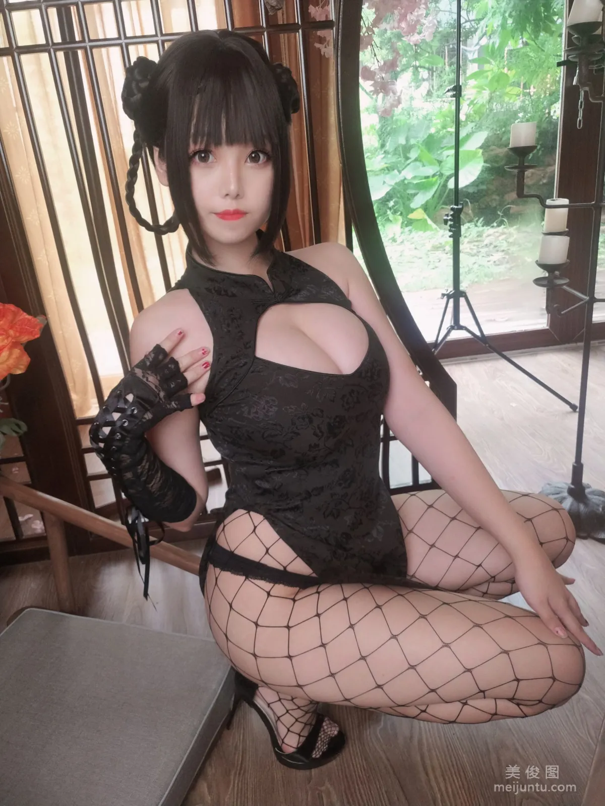 [Web Coser] Cute Girl Mizhi Maoqiu - Leather Dance Girl Photo Set photo 25