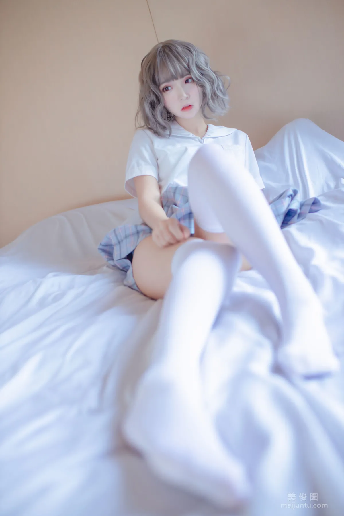 [网红COSER] 疯猫ss - 思绪之JK 写真集23