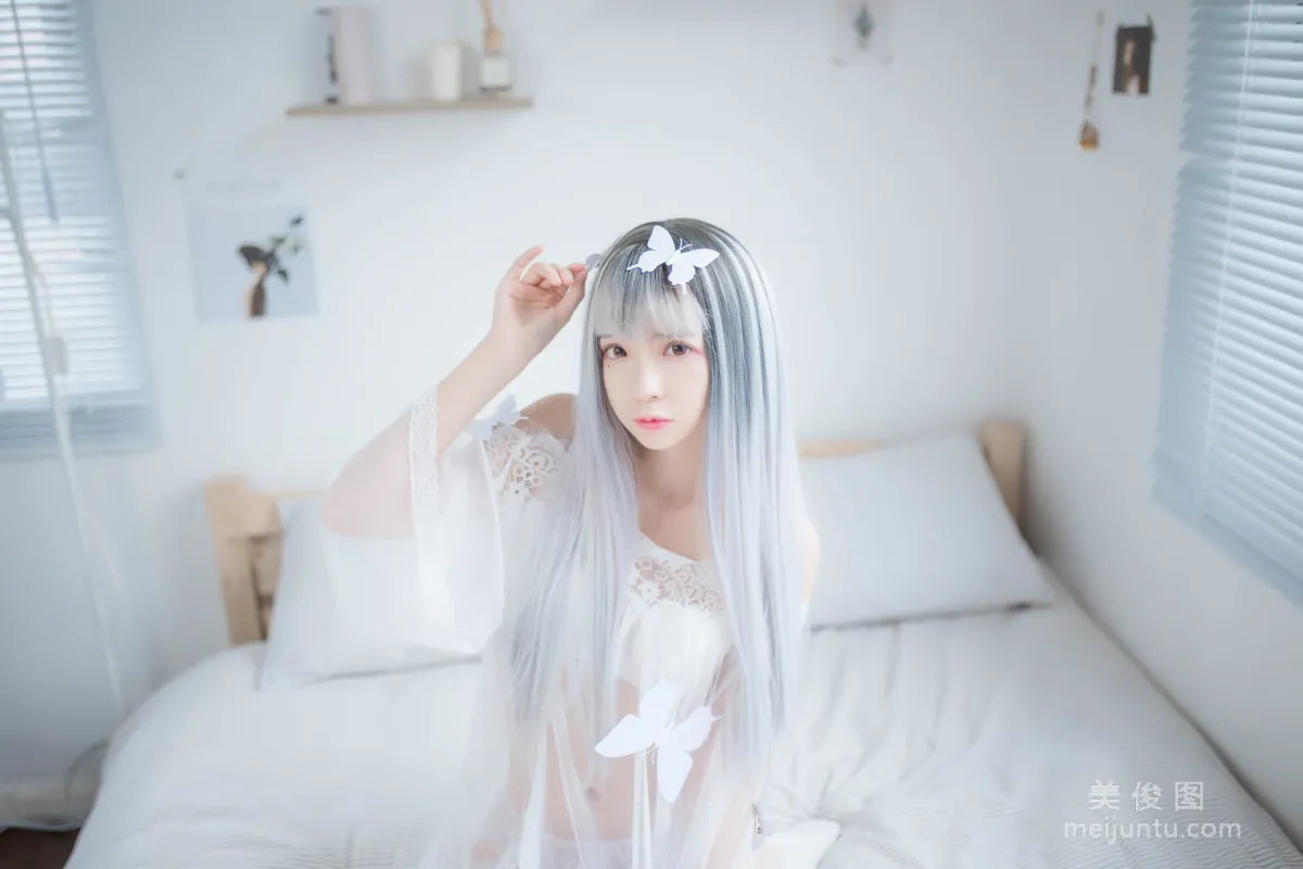 [網紅COSER] 瘋貓ss - 透明白紗 寫真集 3