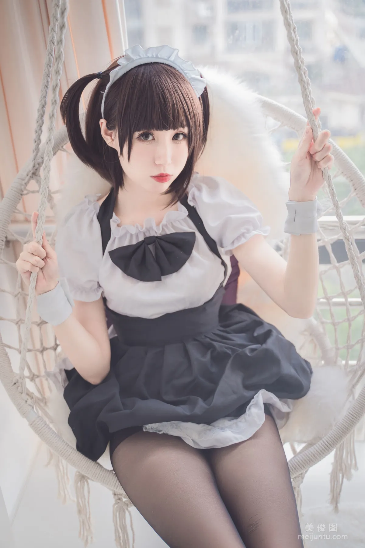 [Web Idols] Xiyuan Sinan Ge, Black Stockings Photo Set photo 14