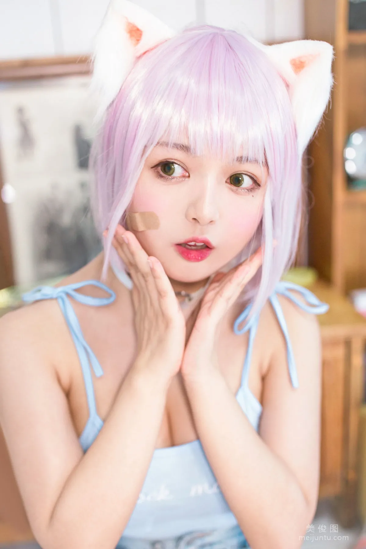 [Web Idols] Heimaomao OvO, Cat Raising Mini Class Photo Set photo 23