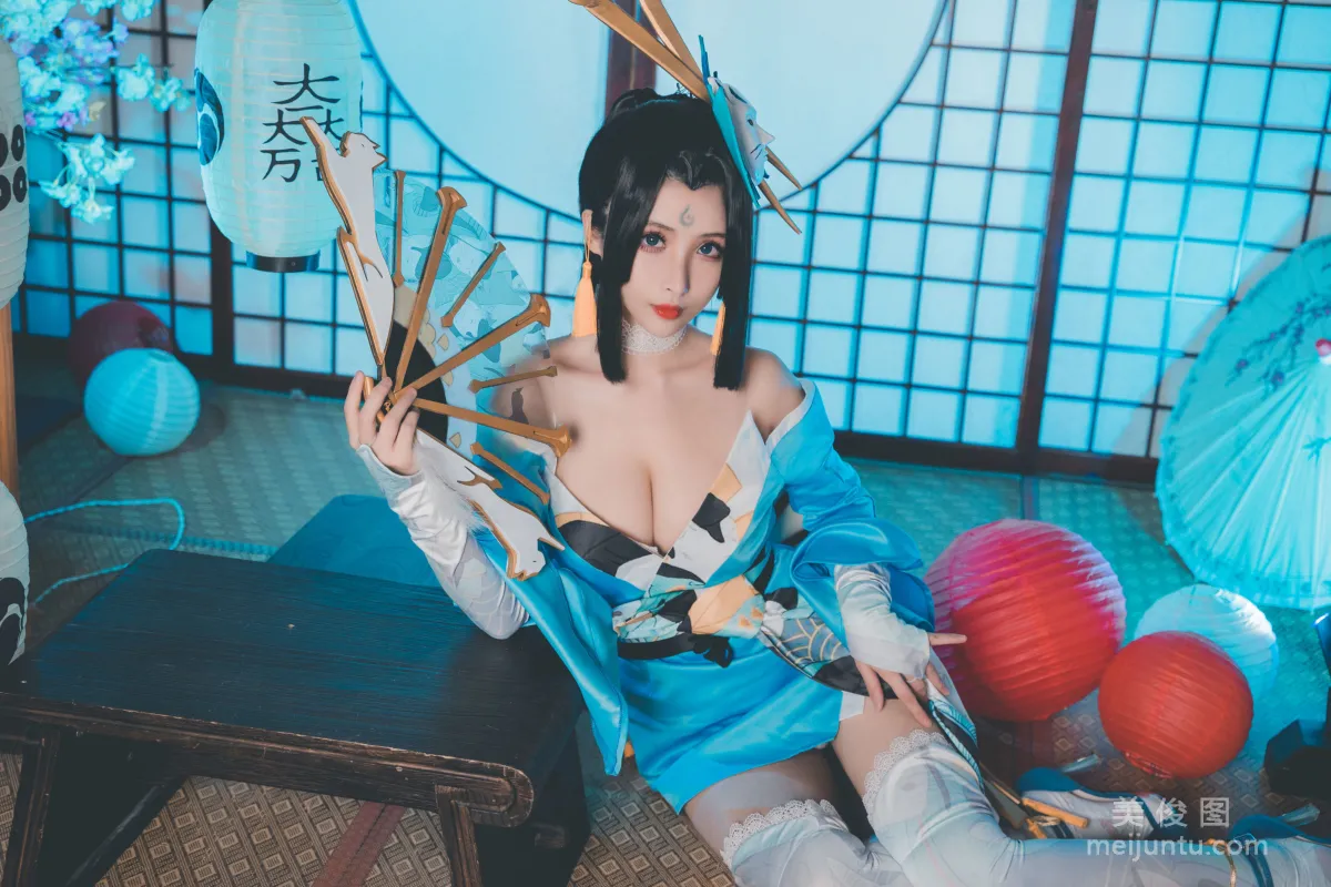 [Web Celebrity COSER] rioko Liang Liangzi - Mai Shiranui Charm Photo Set photo 12